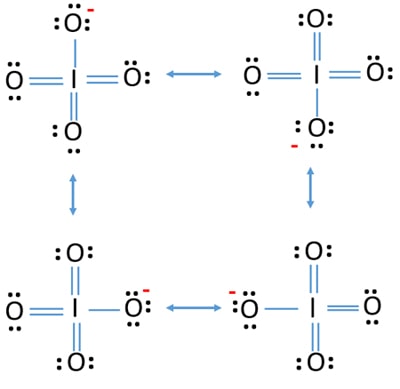 Electrons iodine valence IF2